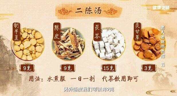 二陈汤的配方功效与作用解析