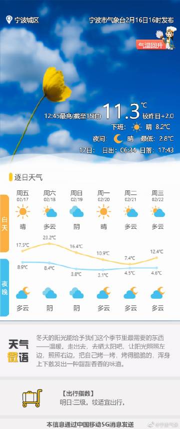 宁波最新天气预报，气象变化及应对之策