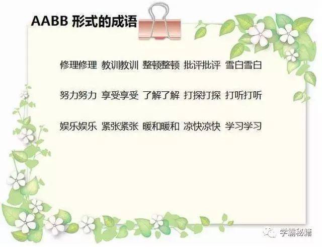 一二年级常用ABCC式词语理解与运用指南