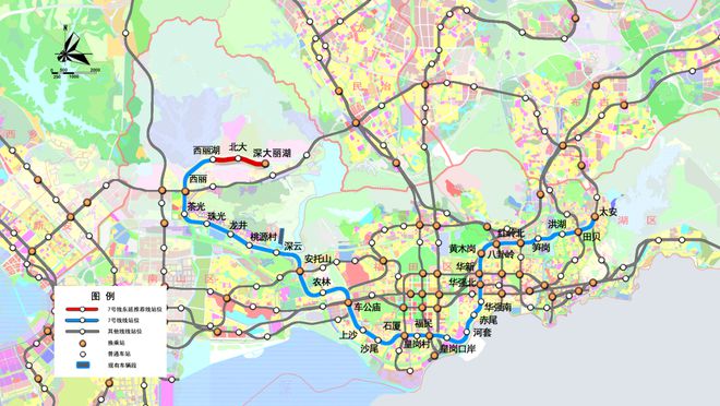 深圳地铁线路图最新版高清解析，全面梳理深圳轨道交通脉络