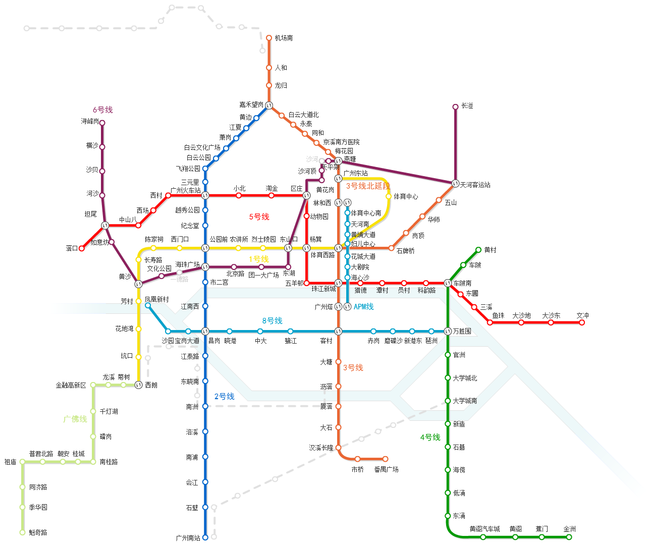 广州地铁线路高清图，城市脉络新视角探索