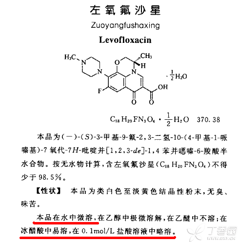 左氧氟沙星的功效、作用及用量简介