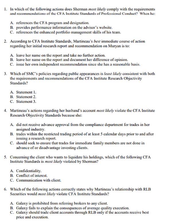 CFA一级与三级差异解析